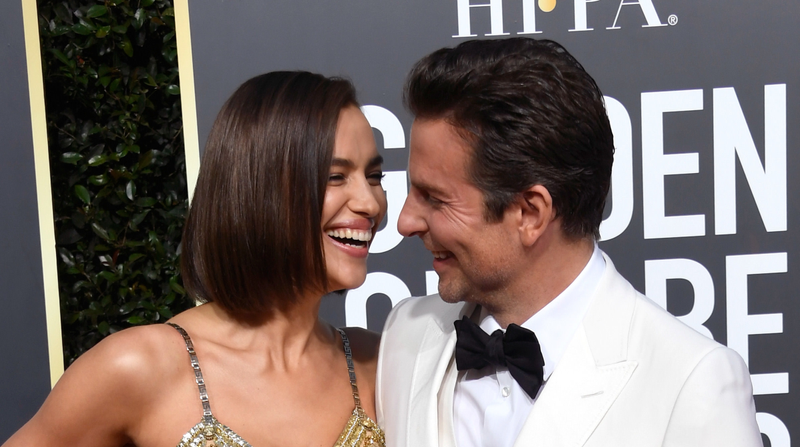 Irina Shayk and Bradley Cooper attend the 76th Annual Golden Globe Awards